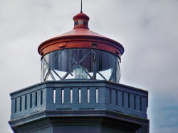 Lantern at Lime Kiln Lighthouse San Juan Island Washington