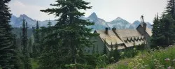 Paradise Inn and Tatoosh Range in Mount Rainier National Park 1