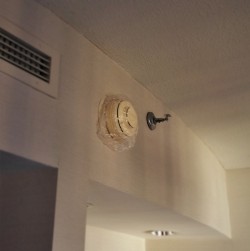 Shower Cap over Smoke Detector in Luxury Suite at Westin Seattle 1