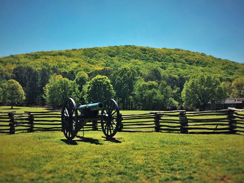 Cannon at Kennesaw Mountain National Battlefield 2traveldads.com