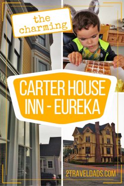 The most charming hotel in Northern California, the Carter House Inn is perfect for a family of four exploring the Redwood Coast. 2traveldads.com