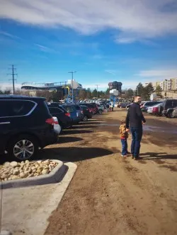 Chris Taylor in Overflow Parking at Childrens Museum of Denver 1