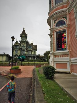 LittleMan and Pink Lady and Carson Mansion near Carter House Inn Eureka 1