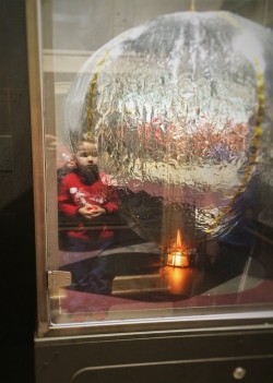 LittleMan learning about heat exchange at Childrens Museum of Denver 1