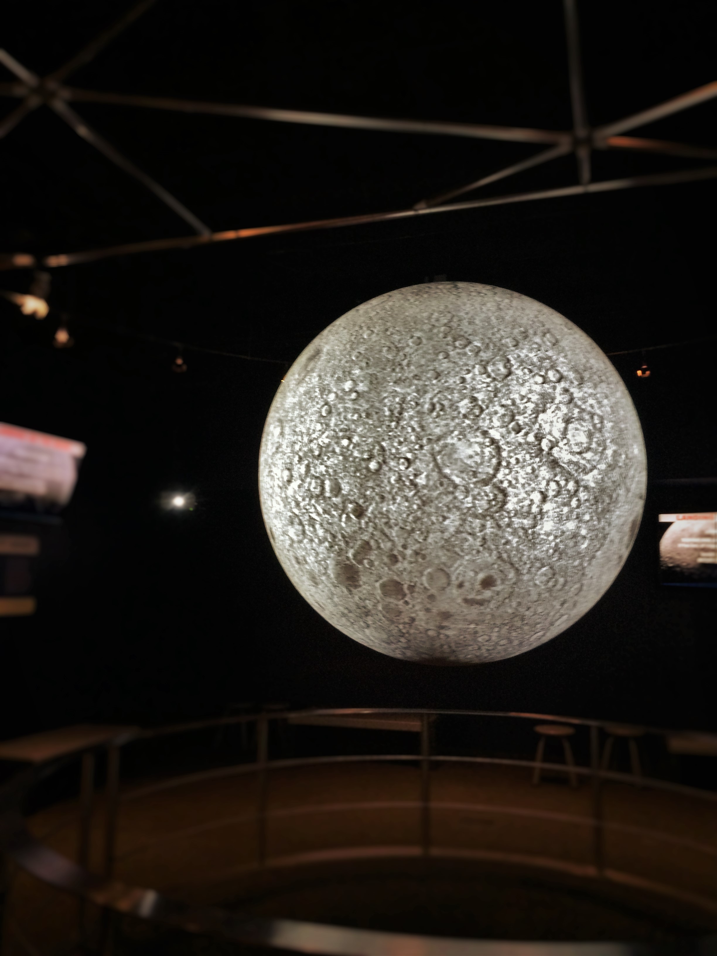 Moon display in Space Odyssey in Denver Museum of Science and Nature 1 ...