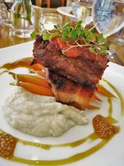 Pork Belly at Restaurant 301 at Carter House Inn Eureka 2