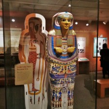 Replica Mummy Case in Denver Museum of Science and Nature