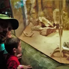 Rob Taylor and LittleMan with Rattlesnake at Denver Downtown Aquarium 1
