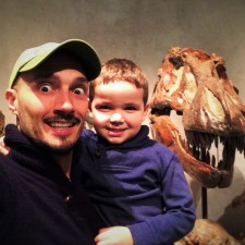Rob-Taylor-and-LittleMan-with-T-Rex-Skull-in-Prehistoric-Journey-in-Denver-Museum-of-Science-and-Nature-1-225x225.jpg