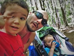 Rob Taylor and dudes hiking at Kennesaw Mountain National Battlefield 4