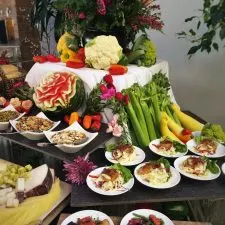 Seared Tuna and Small Plates at Easter Brunch at Garden Terrace at Inverness Hotel Denver Colorado 1