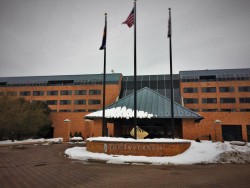 Snow at Inverness Hotel Denver Colorado 1