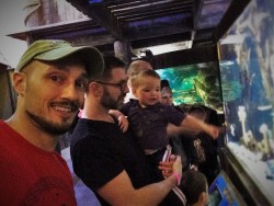 Taylor Family in Wharf Themed area at Denver Downtown Aquarium 1