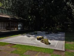 Zen Garden in Japanese Garden at Bloedel Reserve Bainbridge Island 1