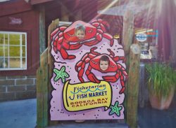 Taylor Kids at Fishertarian Bodega Bay