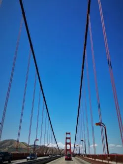 Crossing the Golden Gate Bridge from Welcome Center GGNRA 3