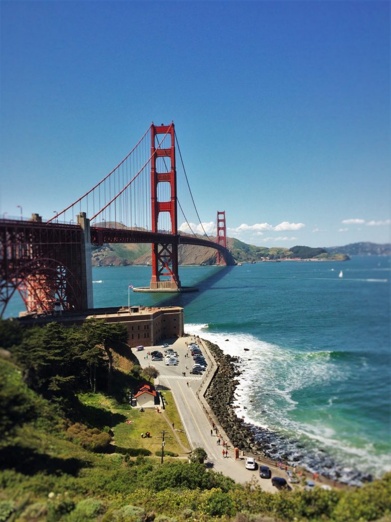 Fort Point and East Side of Golden Gate Bridge from Welcome Center GGNRA 1