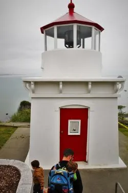 Taylor Family and Replica Trinidad Head Lighthouse 1