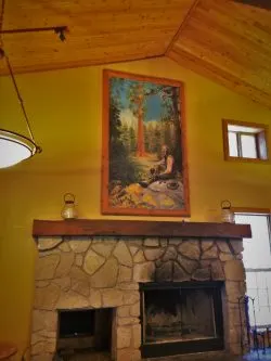 John Muir Painting in John Muir Lodge in Kings Canyon National Park 1