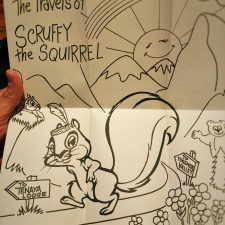 Kids adventure book at Tenaya Lodge Yosemite 1
