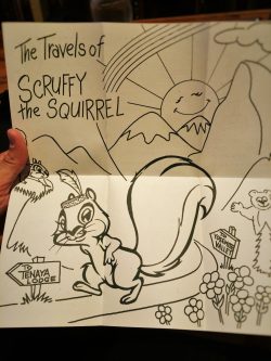 Kids adventure book at Tenaya Lodge Yosemite 1