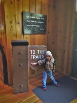 LittleMan in Museum in Giant Forest in Sequoia National Park 2