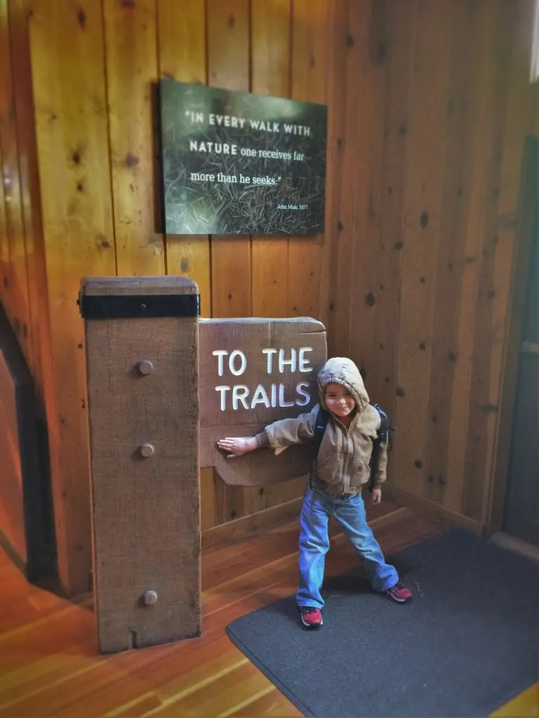 LittleMan in Museum in Giant Forest in Sequoia National Park 2