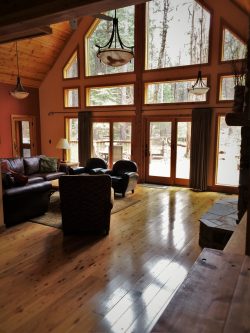 Living room of John Muir House at Evergreen Lodge at Yosemite National Park 1