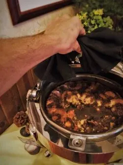 Monkey bread at breakfast buffet in Sierra Restaurant at Tenaya Lodge Yosemite 1