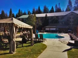 Outdoor pool at Tenaya Lodge Yosemite 2traveldads.com