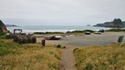 Parking area at Trinidad Head Lighthouse 2traveldads.com