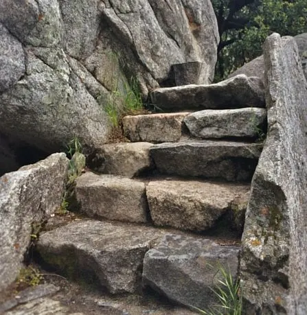 Stone Staircase at Hospital Rock in Sequoia National Park 2traveldads.com (1)