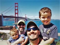 Taylor Family Golden Gate Bridge from Welcome Center GGNRA 2