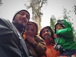 Taylor Family and General Grant Tree Kings Canyon National Park California 2traveldads.com