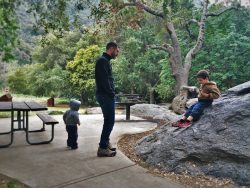 Taylor Family at Hospital Rock in Sequoia National Park with Kids 2traveldads.com