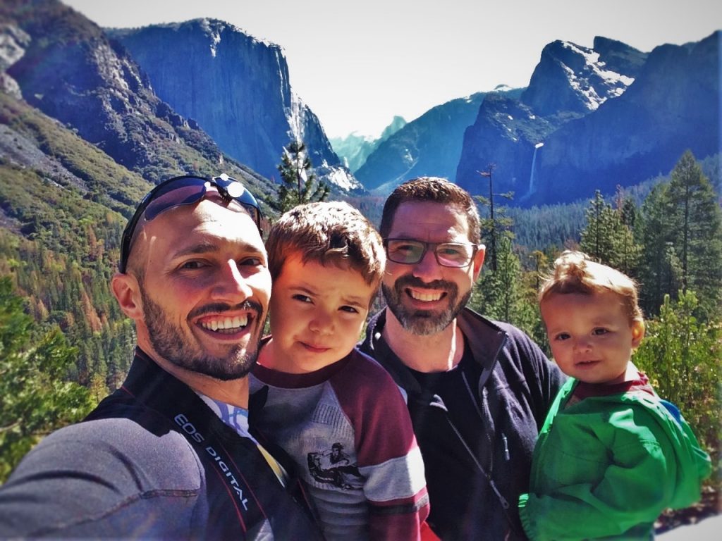 Taylor Family at Tunnel View in Yosemite National Park 2