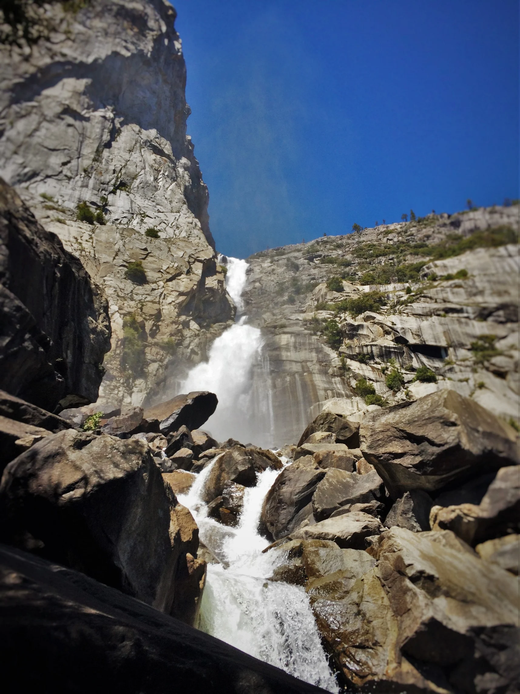 Wanampa Falls at Hetch Hetchy Yosemite National Park 12