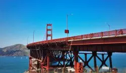 West side of Golden Gate Bridge from Welcome Center GGNRA 1