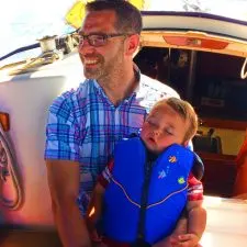 Chris Taylor and TinyMan sailing Anacortes 1