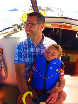 Chris Taylor and TinyMan sailing Anacortes 1