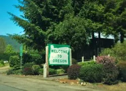 Welcome to Oregon Sign 1