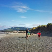 Taylor Family Beach Day at Pacific Reef Hotel Gold Beach Southern Oregon Coast
