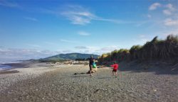 Taylor Family Beach Day at Pacific Reef Hotel Gold Beach Southern Oregon Coast