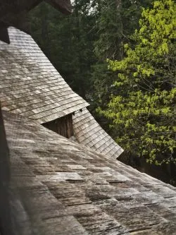 View from Top Floor of Oregon Caves Chateau