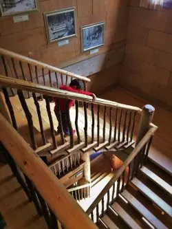 Staircases at Oregon Caves Chateau