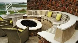 Outdoor firepit at Bodega Bay Lodge 2traveldads.com