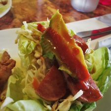 Spam Butter Lettuce Wraps at 101 Hawaiian BBQ Crescent City