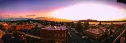 Sunset in Anacortes Panorama 1