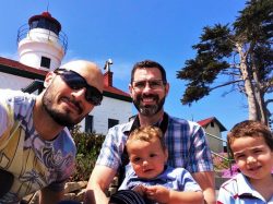 Taylor Family at Battery Point Lighthouse Crescent City 1