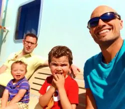 Taylor Family on Port Townsend Whidbey Island Ferry